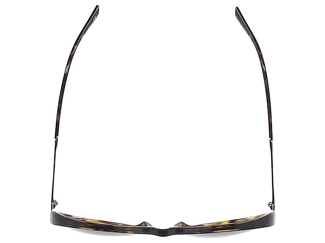 Occhiali da sole rotondi oversize Givenchy in acetato marrone - vista 4
