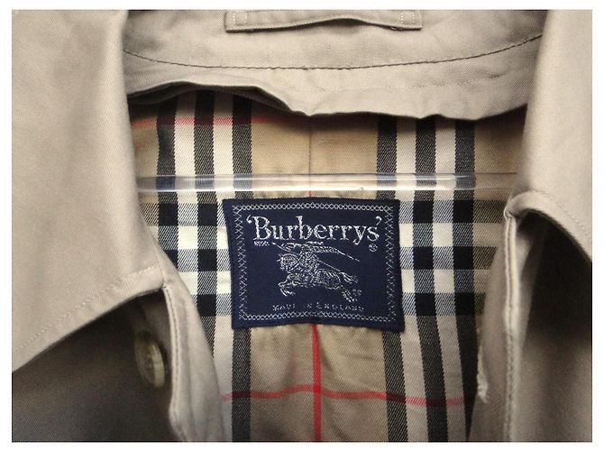Impermeabile Burberry in gabardine beige - vista 2