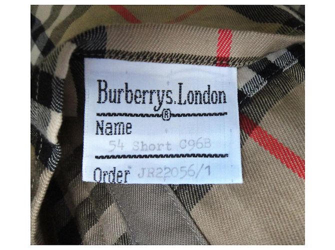 Impermeabile Burberry in gabardine beige - vista 6