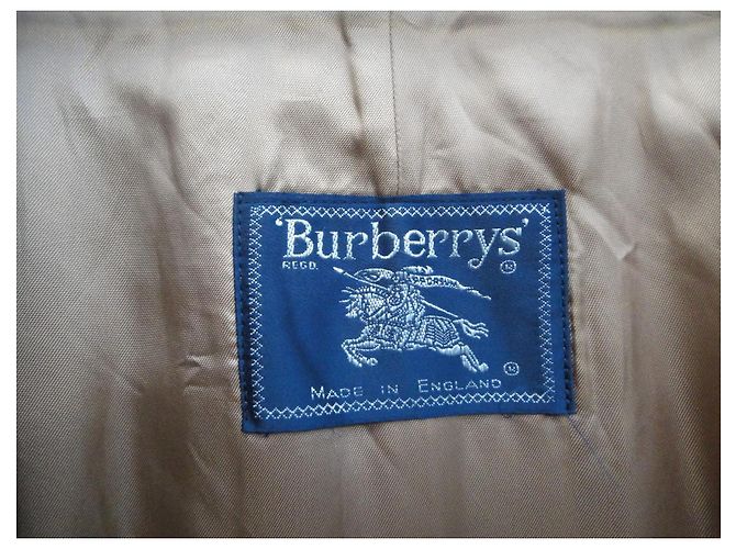 Impermeabile Burberry in gabardine beige - vista 9