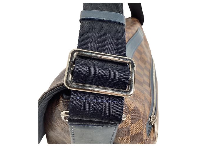 Sac à épaule Louis Vuitton Damier Ebene Sprinter GM en toile enduite marron - vue 5
