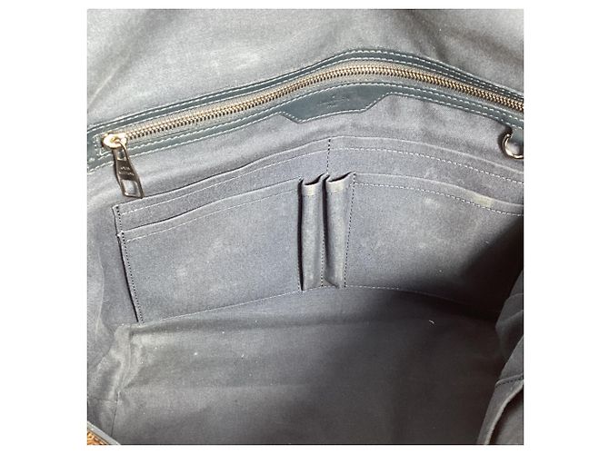 Sac à épaule Louis Vuitton Damier Ebene Sprinter GM en toile enduite marron - vue 6