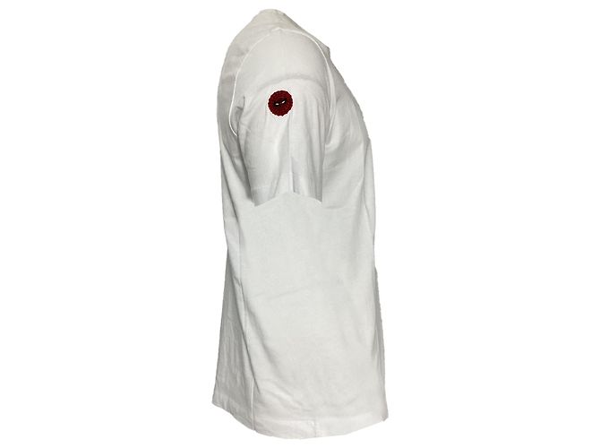 Camiseta Moncler com motivo do Spider-Man em algodão branco - vista 3