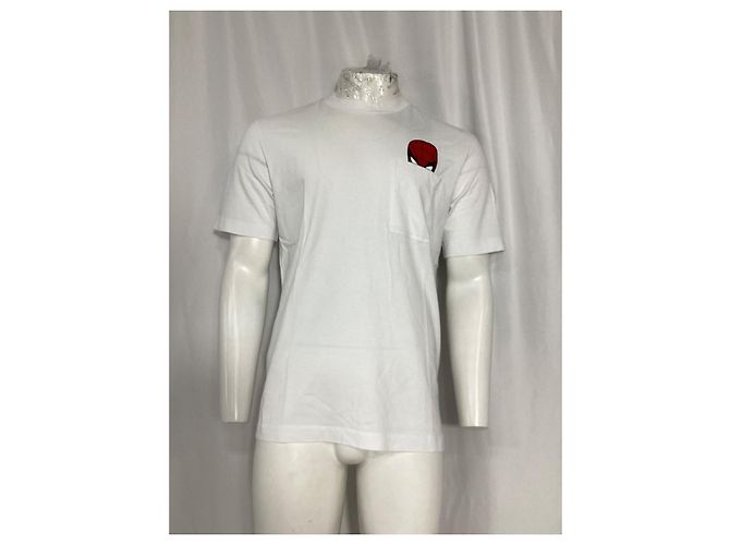 Camiseta Moncler com motivo do Spider-Man em algodão branco - vista 8