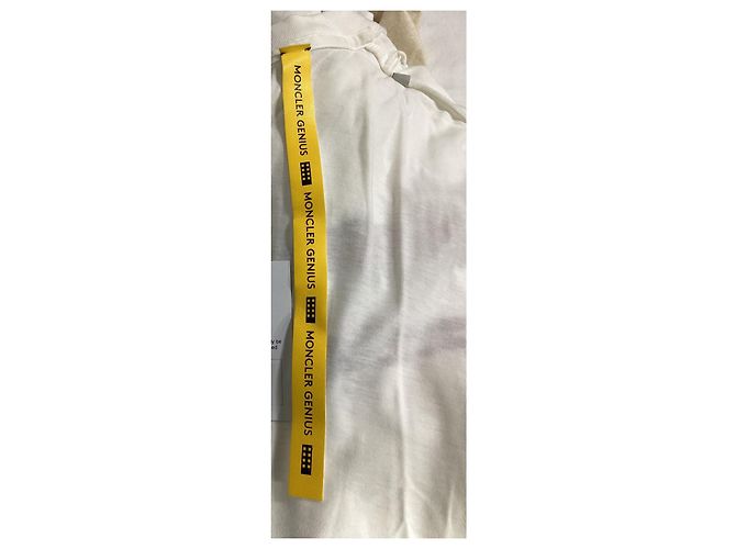 Camiseta Moncler Aligator de cuello redondo en algodón blanco - vista 11