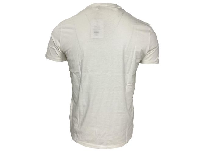 Camiseta Moncler Aligator de cuello redondo en algodón blanco - vista 4