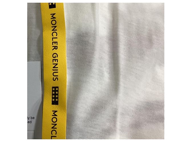 Camiseta Moncler Aligator de cuello redondo en algodón blanco - vista 5