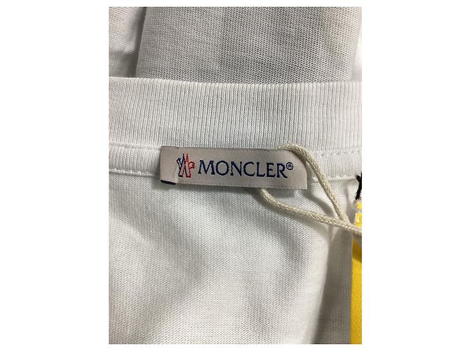 Camiseta Moncler Genius 1952 em algodão branco - vista 11