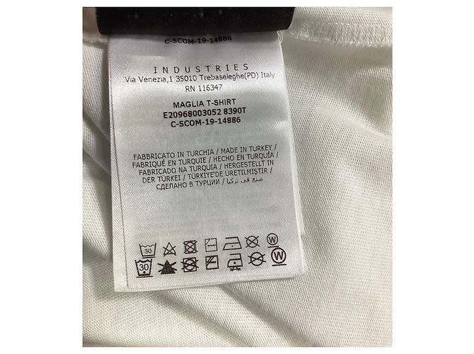 Camiseta Moncler Genius 1952 em algodão branco - vista 12