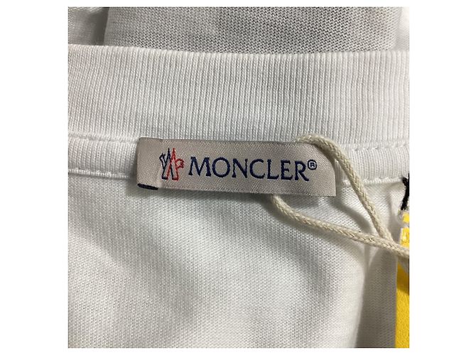 Camiseta Moncler Genius 1952 em algodão branco - vista 5
