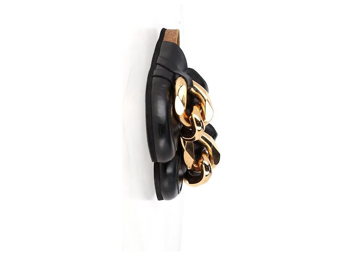 Mules a catena JW Anderson in pelle nera - vista 12