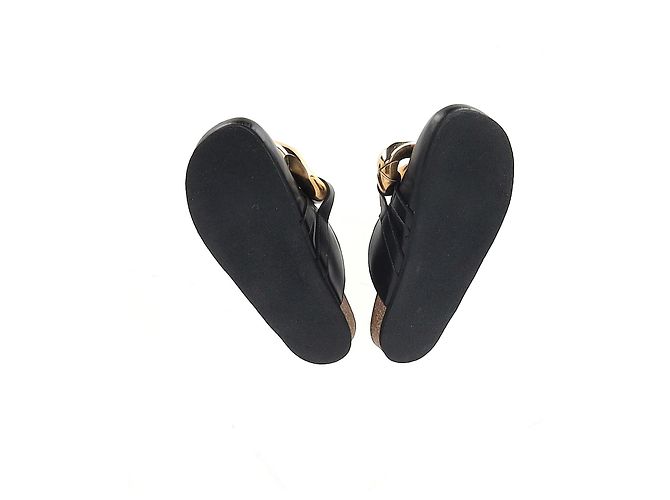 Mules a catena JW Anderson in pelle nera - vista 14