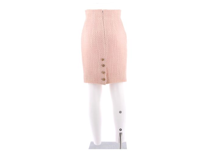 Faldas CHANEL T.FR 38 Lana Rosa - vista 2