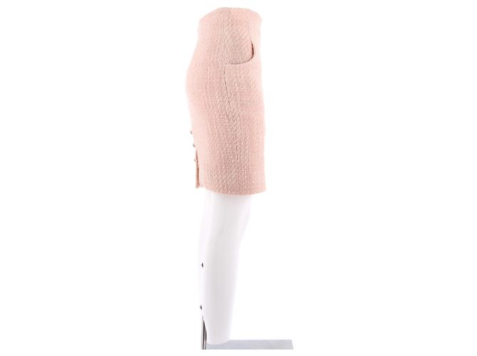 Faldas CHANEL T.FR 38 Lana Rosa - vista 3