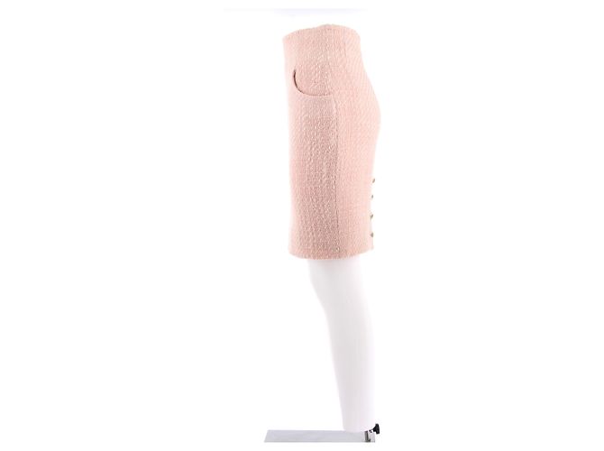Faldas CHANEL T.FR 38 Lana Rosa - vista 4