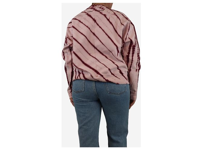 Proenza Schouler Pink und lila Batik-Pullover - Größe L - Ansicht 2