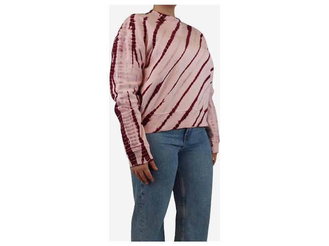 Proenza Schouler Pink und lila Batik-Pullover - Größe L - Ansicht 3
