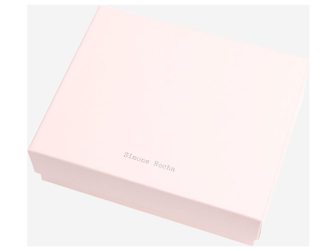 Simone Rocha Muffole nere decorate con gioielli - vista 4