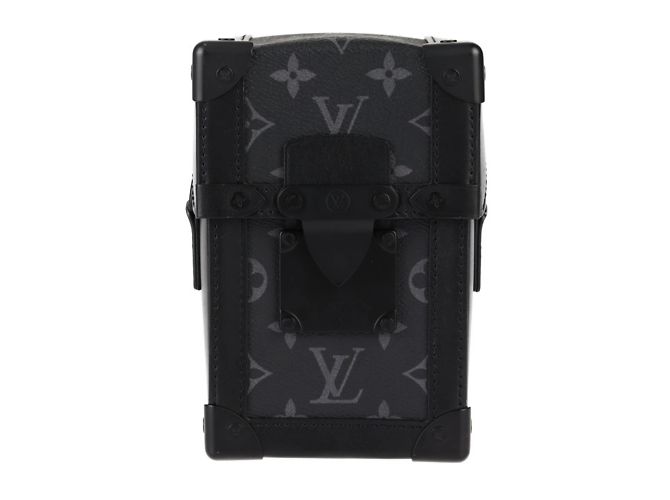 Borsa a spalla portafoglio indossabile Vertical Trunk Louis Vuitton Marrone Nero - vista 2