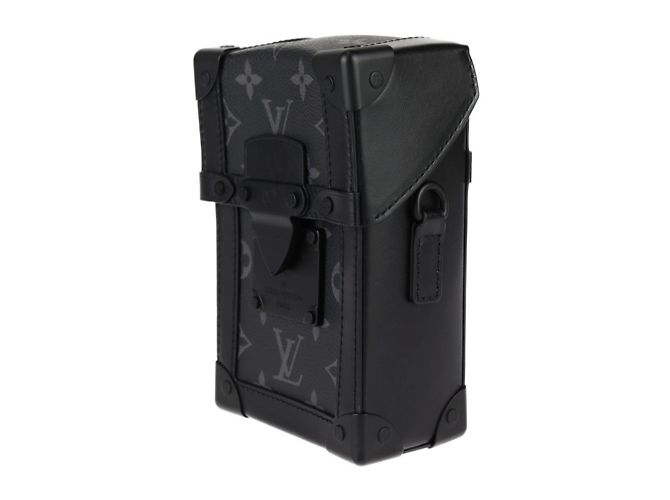 Borsa a spalla portafoglio indossabile Vertical Trunk Louis Vuitton Marrone Nero - vista 3
