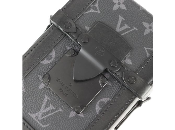 Borsa a spalla portafoglio indossabile Vertical Trunk Louis Vuitton Marrone Nero - vista 6
