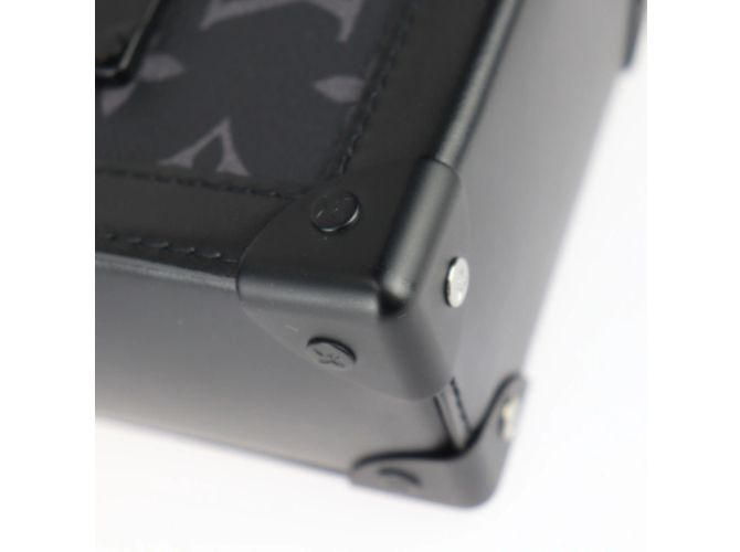 Borsa a spalla portafoglio indossabile Vertical Trunk Louis Vuitton Marrone Nero - vista 7