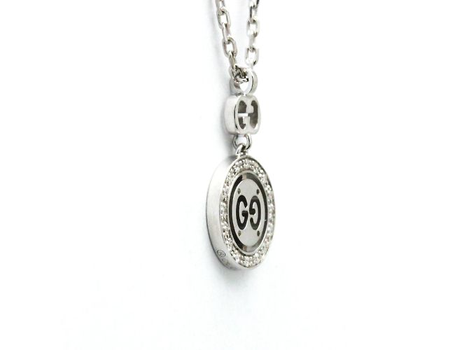 Collar de diamante Gucci Icon Toile - vista 4