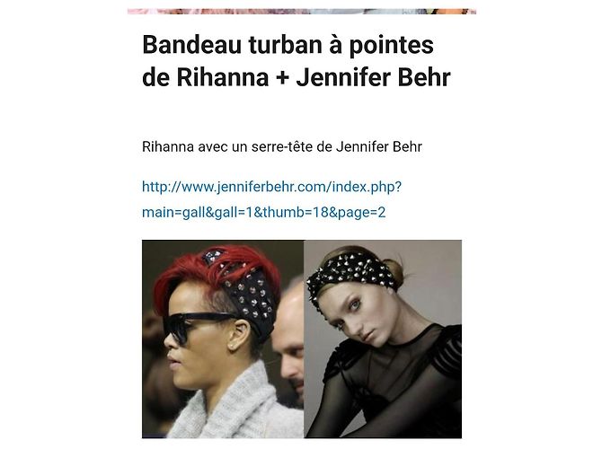 Jennifer Behr Turbante Fascia Nera con Borchie Dorate Nero - vista 7