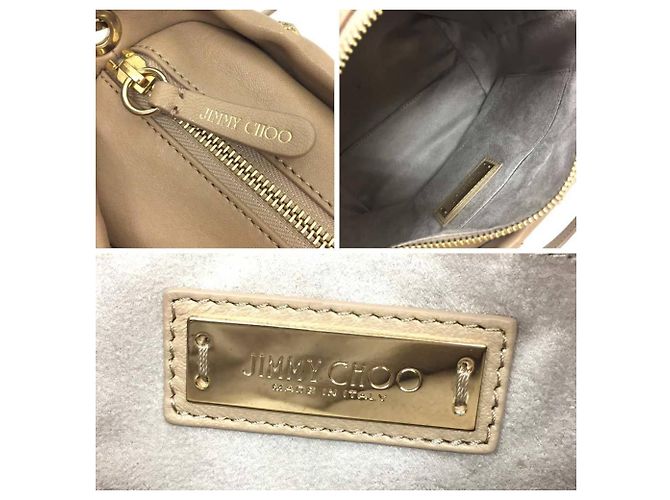 Borsa Tote Mini Sara di Jimmy Choo D'oro - vista 3