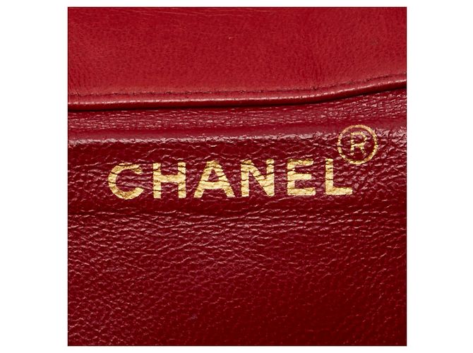 Chanel Matelassé Coco Mark Rucksack Rot - Ansicht 5