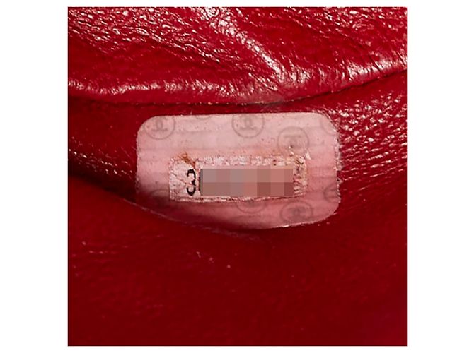 Chanel Matelassé Coco Mark Rucksack Rot - Ansicht 6