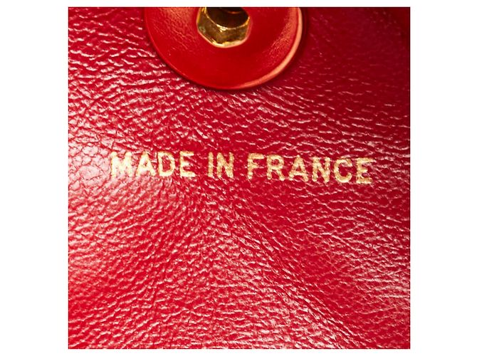 Chanel Matelassé Coco Mark Rucksack Rot - Ansicht 7