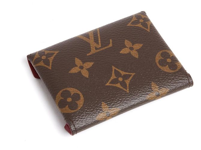 Louis Vuitton Portafoglio per Carte Kirigami LV Monogram in Canvas Marrone - vista 4