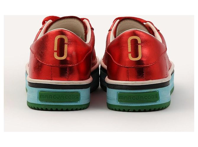 Sneaker Marc Jacobs Empire in pelle rossa Rosso - vista 2