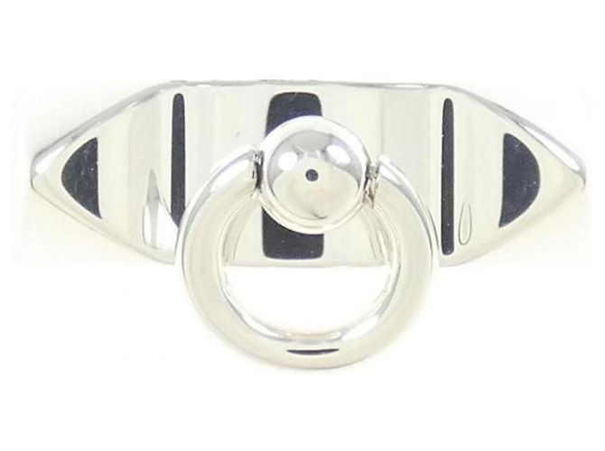 Ring Hermès Anillo de banda de plata Collier de Chien Hermes - vista 2