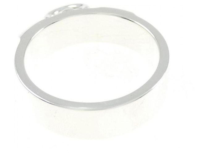Ring Hermès Anillo de banda de plata Collier de Chien Hermes - vista 3