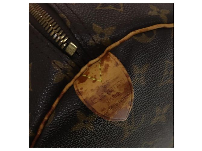LOUIS VUITTON Monogram Keepall 60 Borsa Boston M41422 LV Auth yk16849 Monogramma - vista 10
