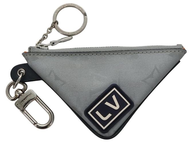 LOUIS VUITTON Monogram satellite Portachiavi Charm Argento MP2217 LV Auth 110058 - vista 13