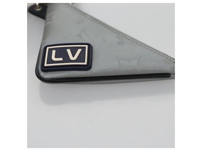 LOUIS VUITTON Monogram satellite Portachiavi Charm Argento MP2217 LV Auth 110058 - vista 15