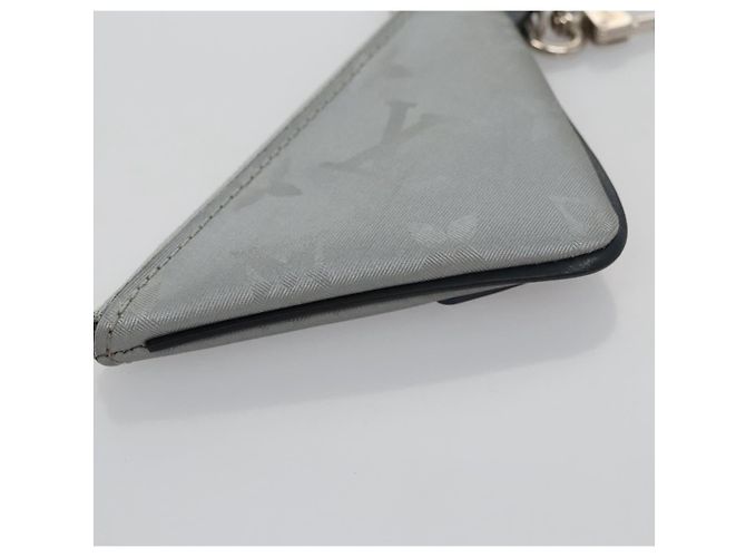 LOUIS VUITTON Monogram satellite Portachiavi Charm Argento MP2217 LV Auth 110058 - vista 16