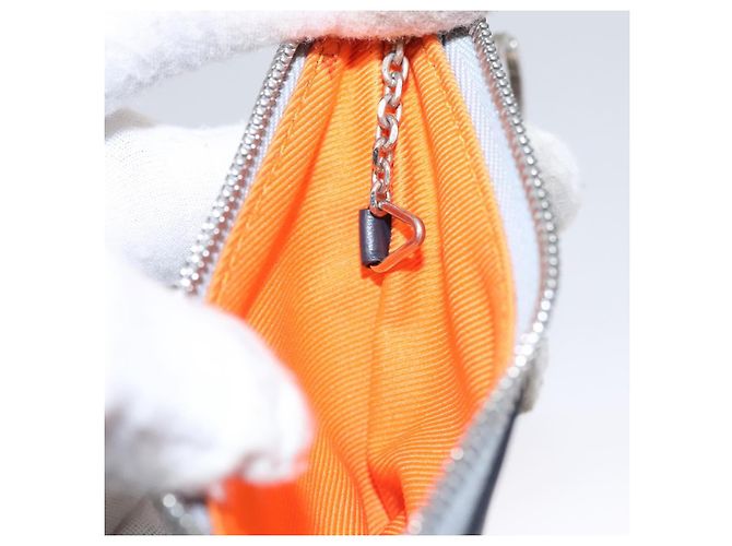 LOUIS VUITTON Monogram satellite Portachiavi Charm Argento MP2217 LV Auth 110058 - vista 19