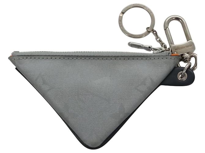 LOUIS VUITTON Monogram satellite Portachiavi Charm Argento MP2217 LV Auth 110058 - vista 2