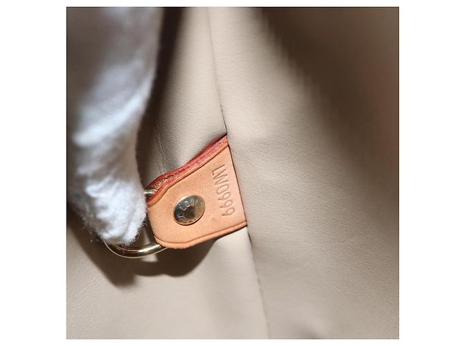 LOUIS VUITTON Monogram Vernis Bolsa de Mano Houston Beige M91004 LV Auth 112823 - vista 12