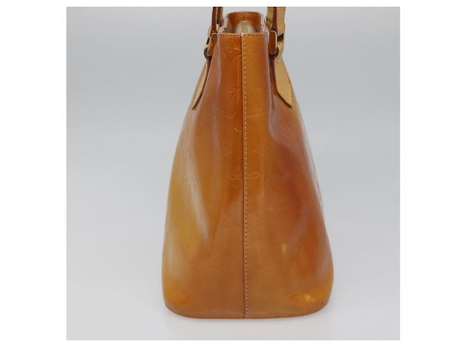 LOUIS VUITTON Monogram Vernis Houston Borsa a Mano Beige M91004 LV Auth hk1984 - vista 3