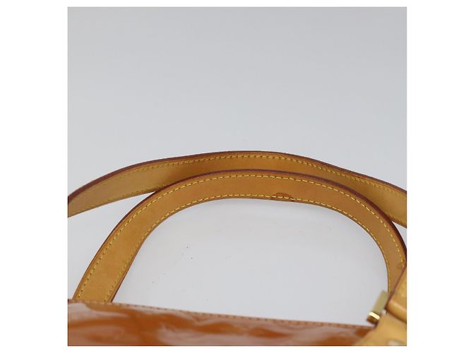LOUIS VUITTON Monogram Vernis Houston Borsa a Mano Beige M91004 LV Auth hk1984 - vista 8