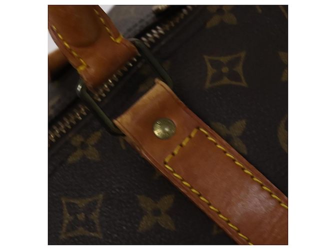LOUIS VUITTON Monogram Keepall 60 Borsa Boston M41422 LV Auth yk16857 Monogramma - vista 16
