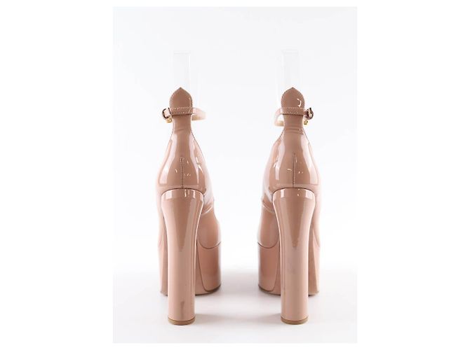 Valentino Beige Lacklederabsätze - Ansicht 2