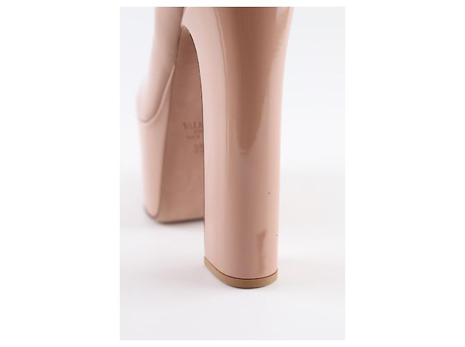 Valentino Beige Lacklederabsätze - Ansicht 7