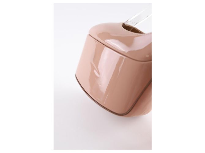 Valentino Beige Lacklederabsätze - Ansicht 8