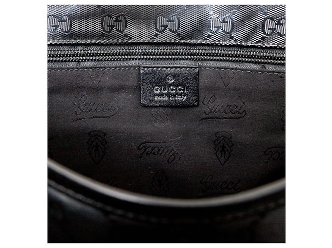 Borsa Messenger Gucci GG Stampata Nero - vista 11